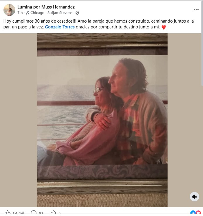 30 ans d'amour ! Gonzalo Torres fête son anniversaire de mariage : il rencontre la femme qui a conquis son cœur et le secret d'un mariage solide