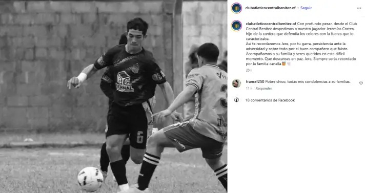 Deuil dans le football : le joueur argentin bien-aimé a perdu la vie dans un accident de voiture
