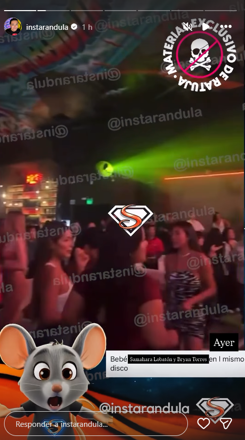 Samahara Lobatón y Bryan Torres son captados en la misma fiesta y ella baila pegadito  