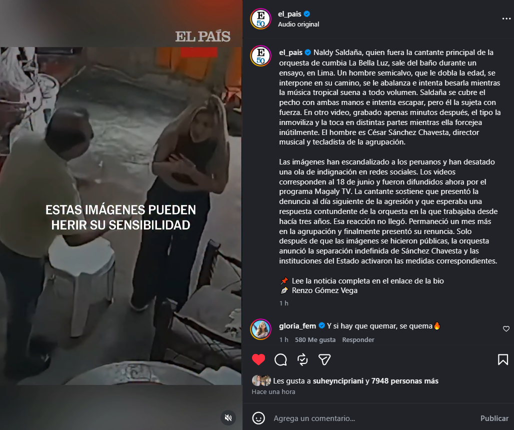Caso Naldy Saldaña da vuelta al mundo Caso Naldy Saldaña da vuelta al mundo