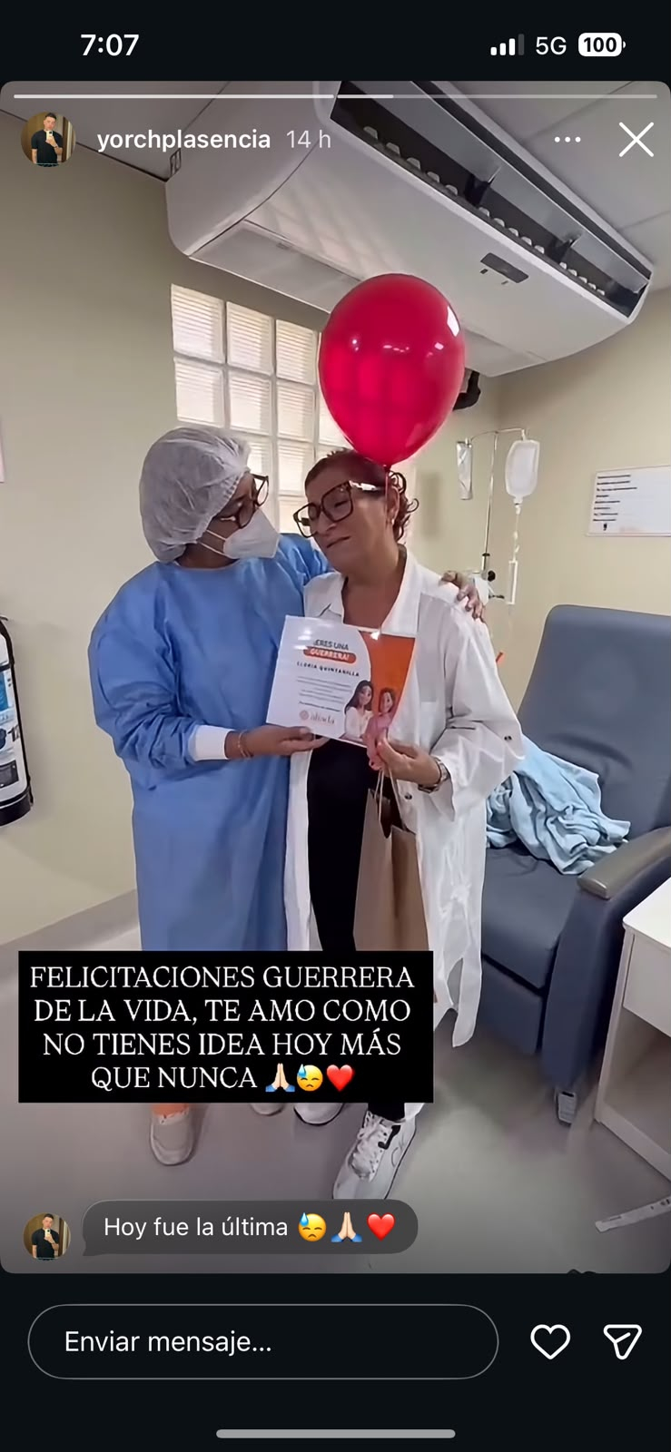 Diagnóstico de cáncer en madre de Yahaira Plasencia Diagnóstico de cáncer en madre de Yahaira Plasencia