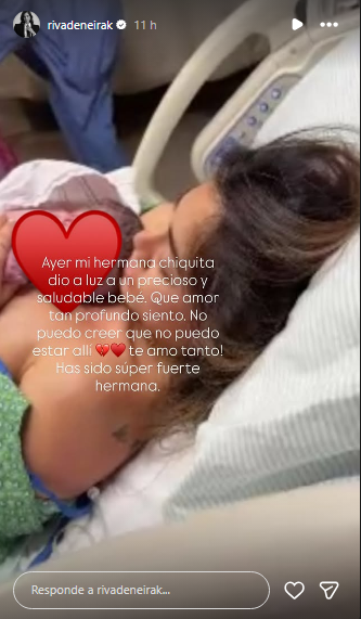 Korina Rivadeneira anuncia que su hermana tuvo un bebé. Korina Rivadeneira anuncia que su hermana tuvo un bebé.
