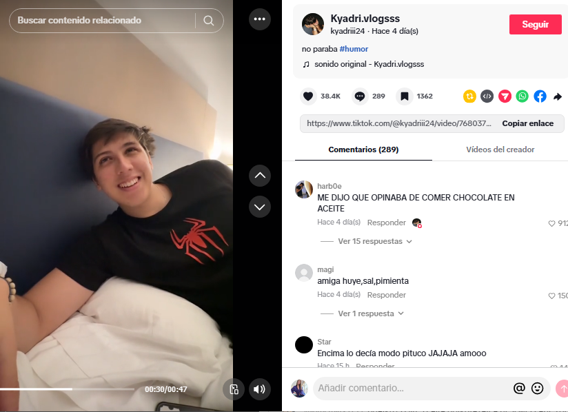 Kyara Villanella le hizo una broma a su novio y generó revuelo. Kyara Villanella le hizo una broma a su novio y generó revuelo.