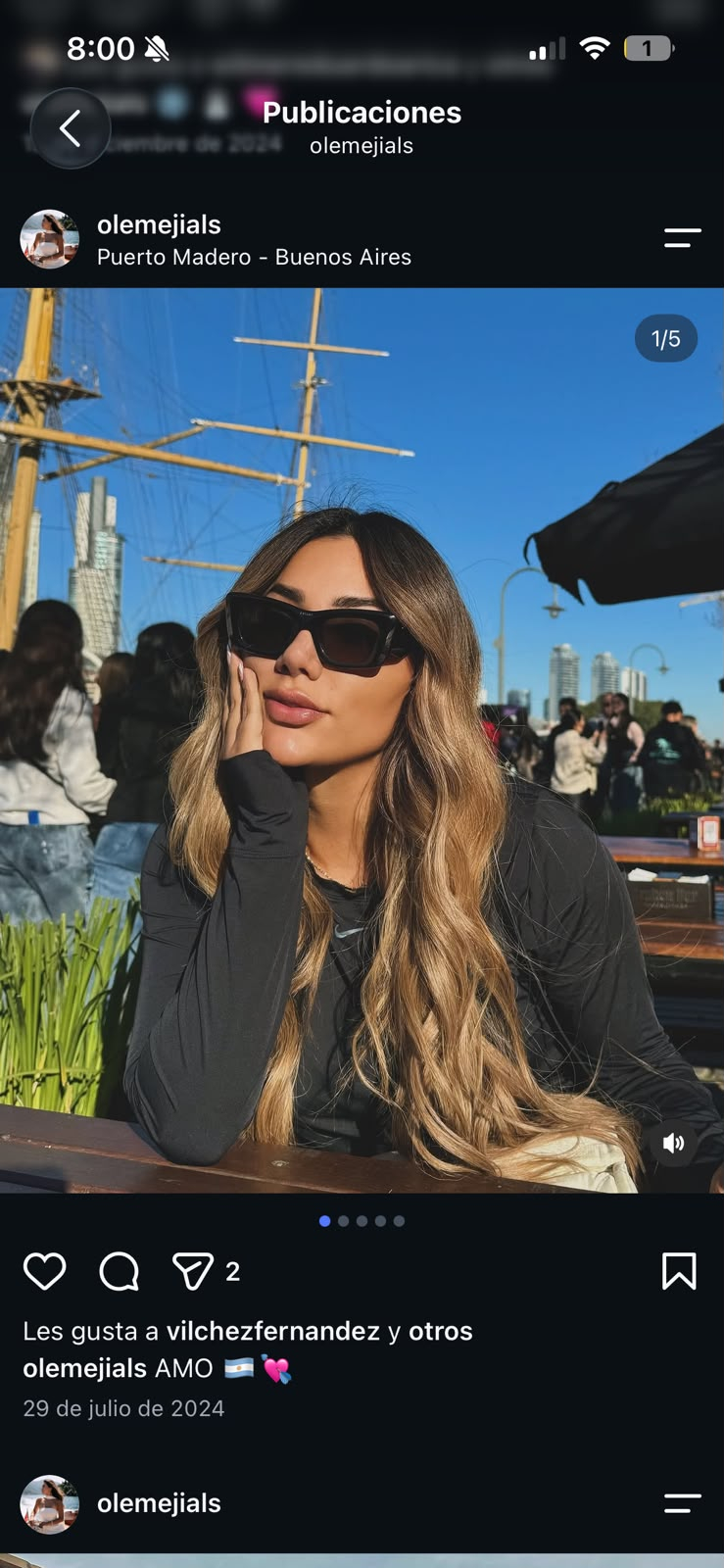 Olenka Mejía anuncia su embarazo.  