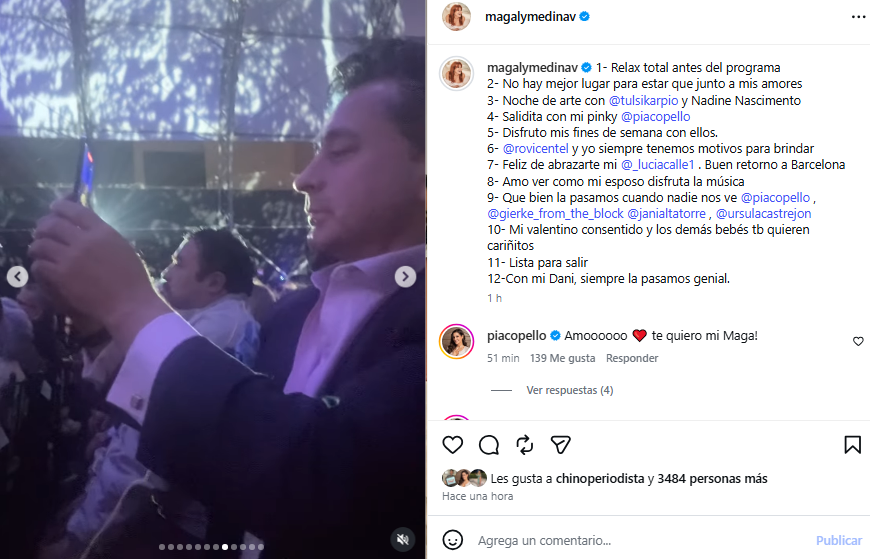 Magaly Medina y Alfredo Zambrano acudieron juntos a concierto.