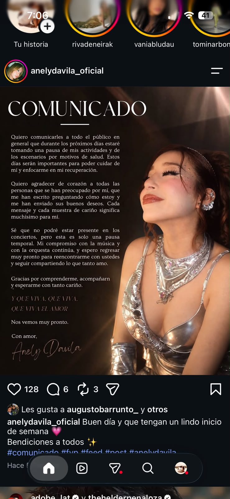Anely Arias ANUNCIA que ya no estará en conciertos de 'La Bella Luz' en medio de amenazas hacia Naldy Saldaña Anely Arias ANUNCIA que ya no estará en conciertos de 'La Bella Luz' en medio de amenazas hacia Naldy Saldaña