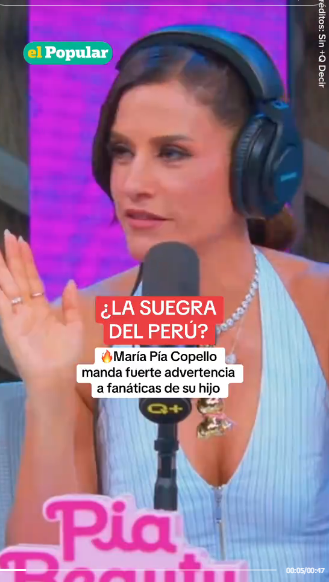 María Pía Copello se enfrenta a fans de su hijo. María Pía Copello se enfrenta a fans de su hijo.
