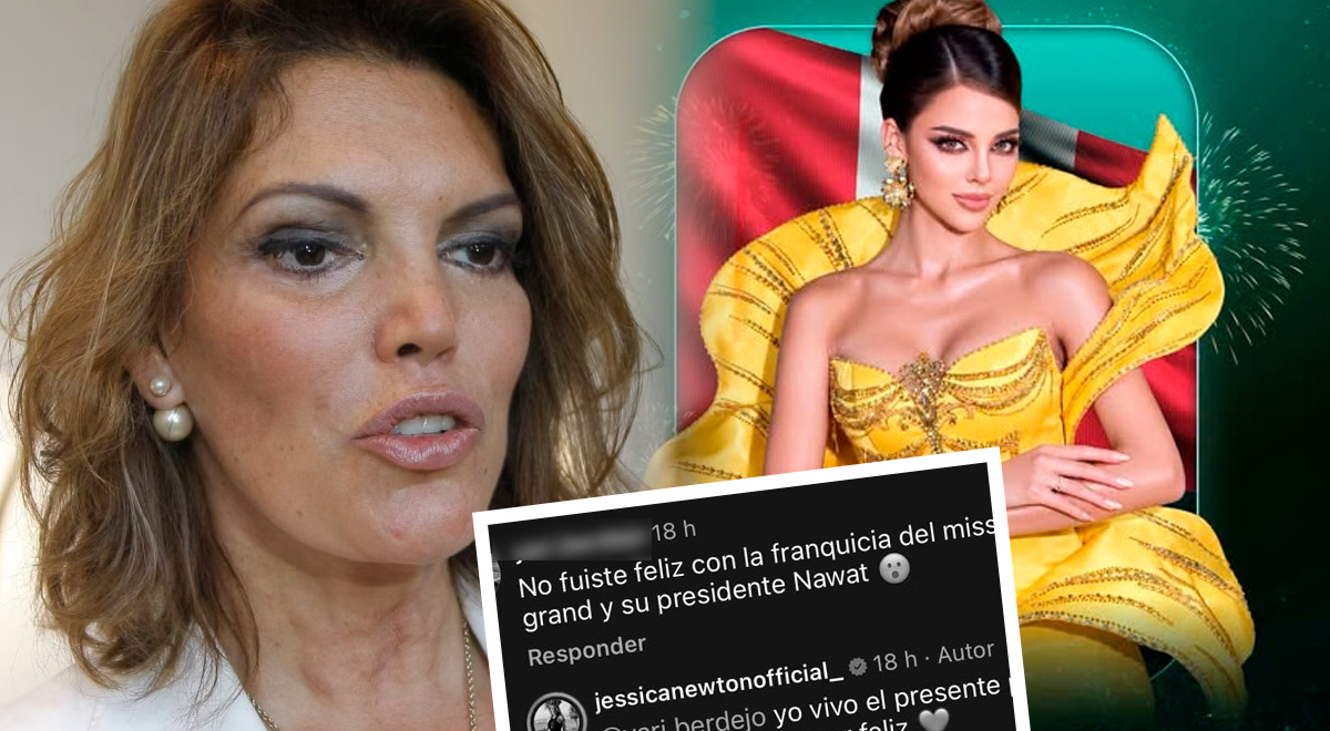 Jessica Newton expone su VERDAD luego tras ser DESPLAZADA por Luciana Fuster como directora del Miss Grand Perú: "Nunca..."