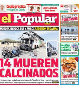 Edición Impresa - El Popular | Lima - Lunes 06 de Marzo del 2023