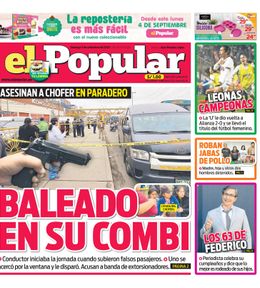 Edición Impresa - El Popular | Lima - Domingo 03 de Setiembre del 2023