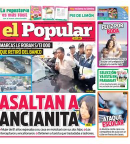Edición Impresa - El Popular | Lima - Miercoles 06 de Setiembre del 2023