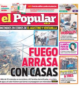 Edición Impresa - El Popular | Lima - Jueves 08 de Febrero del 2024