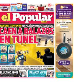 Edición Impresa - El Popular | Lima - Domingo 07 de Abril del 2024