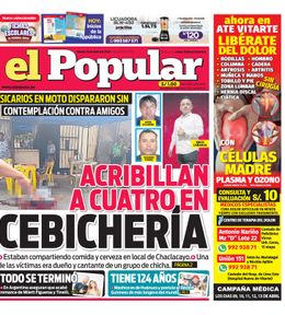 Edición Impresa - El Popular | Lima - Martes 09 de Abril del 2024
