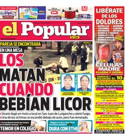 Edición Impresa - El Popular | Lima - Miercoles 17 de Abril del 2024