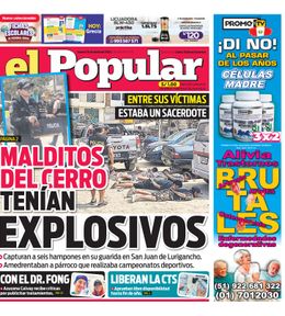 Edición Impresa - El Popular | Lima - Jueves 18 de Abril del 2024