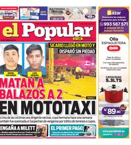 Edición Impresa - El Popular | Lima - Viernes 19 de Abril del 2024