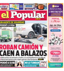 Edición Impresa - El Popular | Lima - Sabado 20 de Abril del 2024