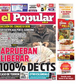 Edición Impresa - El Popular | Lima - Viernes 03 de Mayo del 2024