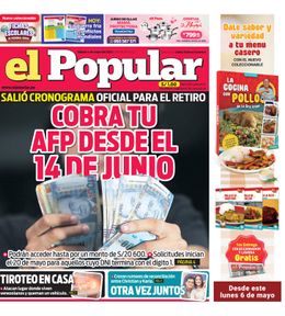 Edición Impresa - El Popular | Lima - Sabado 04 de Mayo del 2024