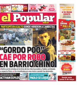 Edición Impresa - El Popular | Lima - Jueves 09 de Mayo del 2024
