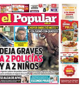 Edición Impresa - El Popular | Lima - Viernes 10 de Mayo del 2024