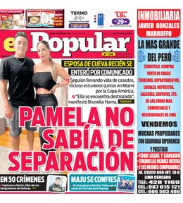 Edición Impresa - El Popular | Lima - Jueves 04 de Julio del 2024