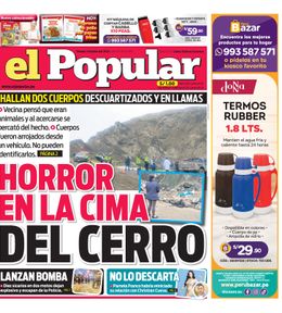 Edición Impresa - El Popular | Lima - Viernes 05 de Julio del 2024