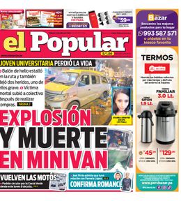 Edición Impresa - El Popular | Lima - Sabado 06 de Julio del 2024