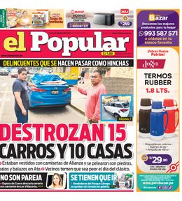 Edición Impresa - El Popular | Lima - Lunes 22 de Julio del 2024