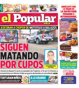 Edición Impresa - El Popular | Lima - Lunes 02 de Setiembre del 2024