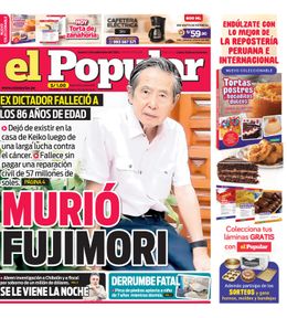 Edición Impresa - El Popular | Lima - Jueves 12 de Setiembre del 2024