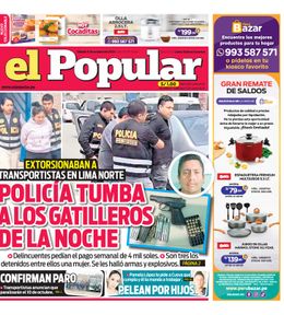 Edición Impresa - El Popular | Lima - Sabado 05 de Octubre del 2024