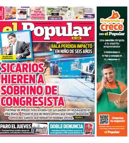 Edición Impresa - El Popular | Lima - Lunes 07 de Octubre del 2024