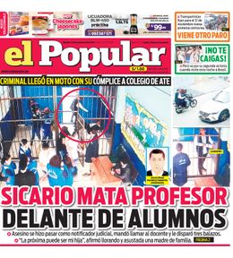 Edición Impresa - El Popular | Lima - Martes 15 de Octubre del 2024