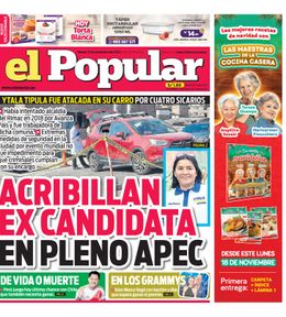 Edición Impresa - El Popular | Lima - Viernes 15 de Noviembre del 2024