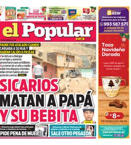 Edición Impresa - El Popular | Lima - Miercoles 11 de Diciembre del 2024