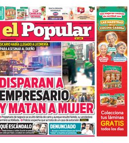 Edición Impresa - El Popular | Lima - Viernes 13 de Diciembre del 2024