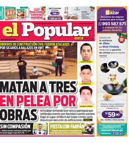 Edición Impresa - El Popular | Lima - Lunes 16 de Diciembre del 2024