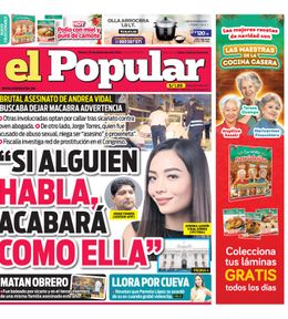 Edición Impresa - El Popular | Lima - Viernes 20 de Diciembre del 2024