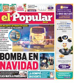 Edición Impresa - El Popular | Lima - Miercoles 25 de Diciembre del 2024