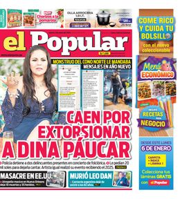 Edición Impresa - El Popular | Lima - Jueves 02 de Enero del 2025