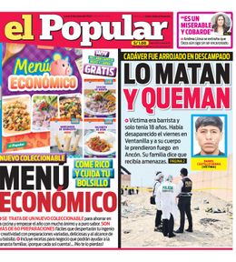 Edición Impresa - El Popular | Lima - Lunes 06 de Enero del 2025