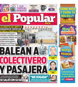 Edición Impresa - El Popular | Lima - Martes 14 de Enero del 2025