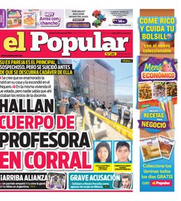 Edición Impresa - El Popular | Lima - Jueves 16 de Enero del 2025