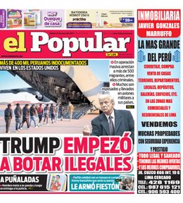 Edición Impresa - El Popular | Lima - Sabado 25 de Enero del 2025