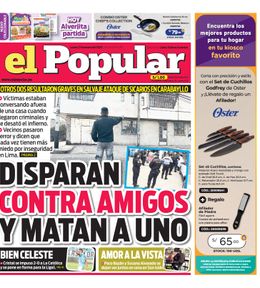 Edición Impresa - El Popular | Lima - Lunes 27 de Enero del 2025