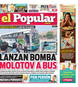 Edición Impresa - El Popular | Lima - Jueves 08 de Mayo del 2025