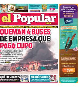 Edición Impresa - El Popular | Lima - Lunes 12 de Mayo del 2025