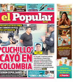 Edición Impresa - El Popular | Lima - Viernes 16 de Mayo del 2025